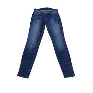Guess Womens Power Skinny Jeans Size 25 Medium Wash Denim